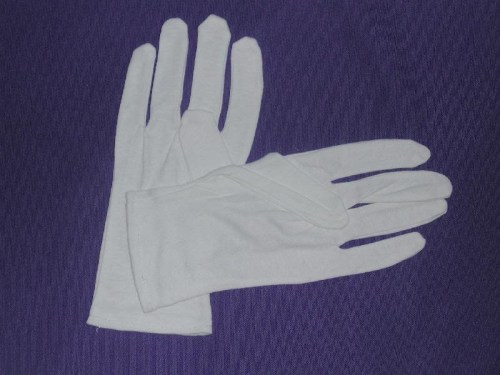 Găng tay thun vải trắng